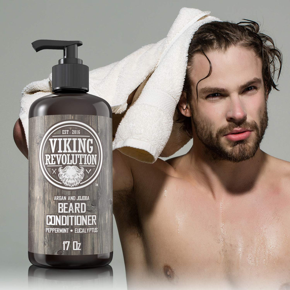 Viking Revolution Conditionneur Barbe — démangeaisons réduites après application.