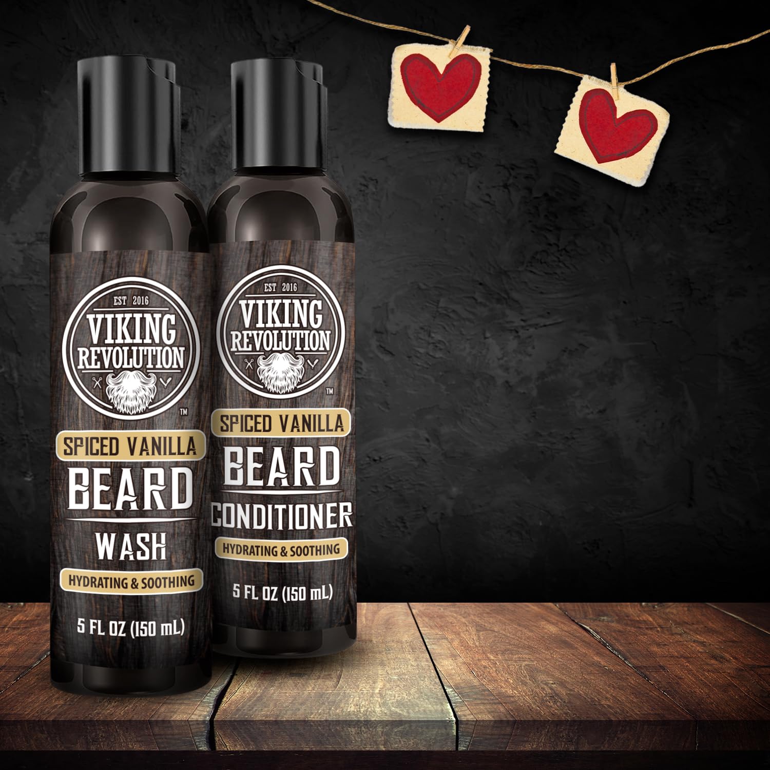Conditionneur-barbe à la jojoba Viking Revolution, démêle et adoucit la barbe.