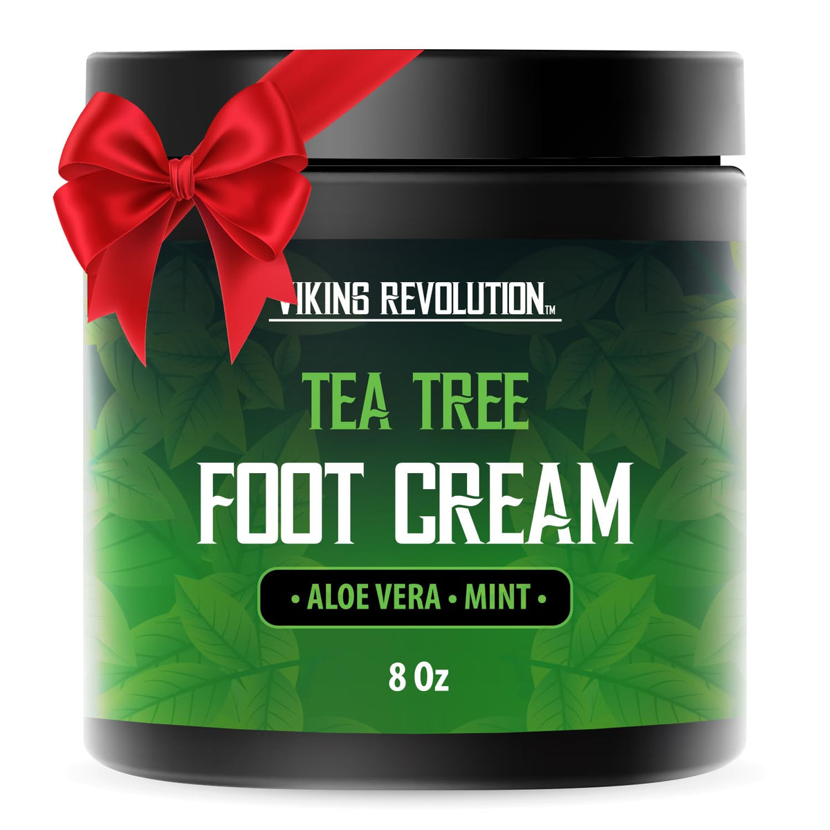 Viking Revolution Crème-pieds-8oz, hydratation durable pour pieds secs.