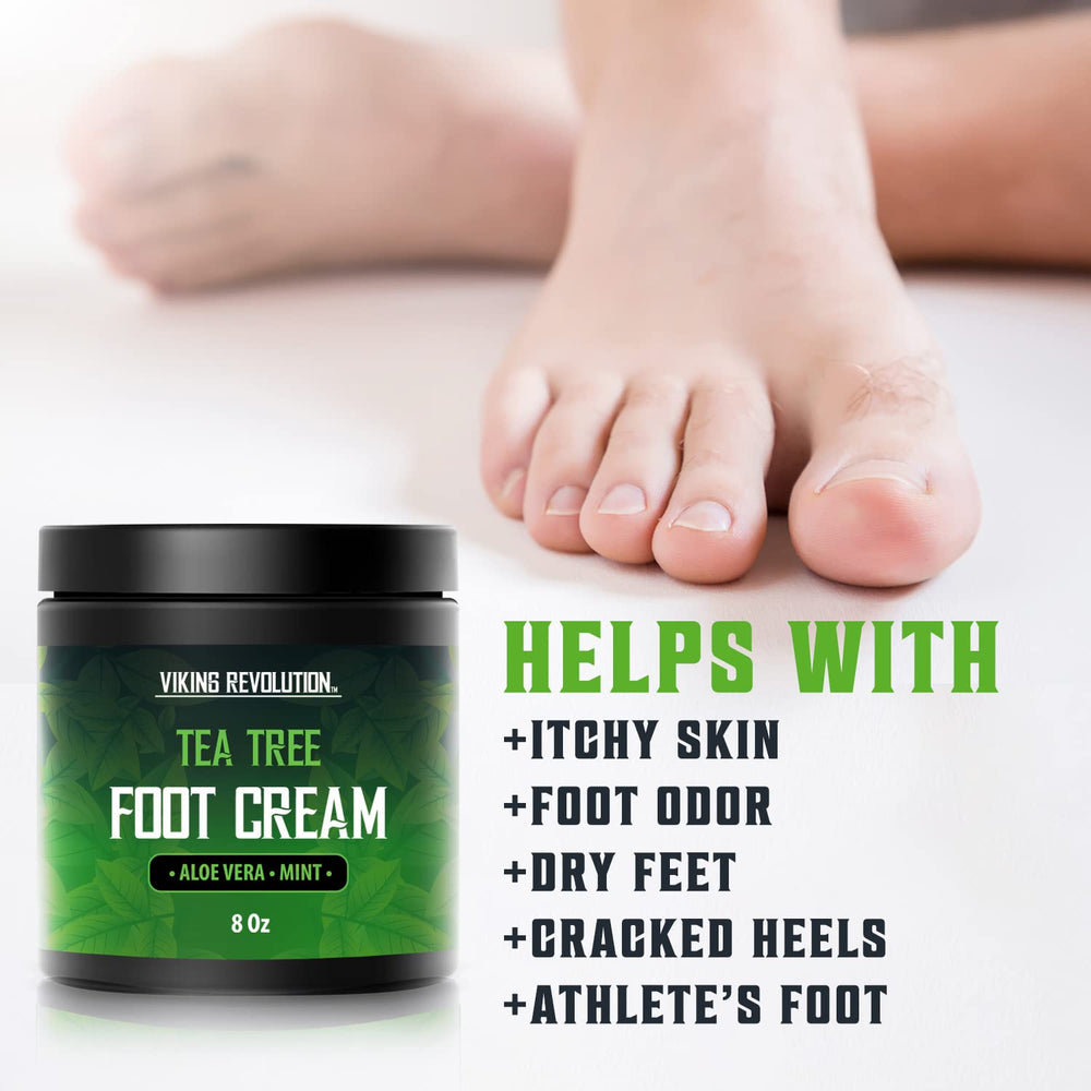 Viking Revolution Crème-pieds-appliquee-avant-dormir, soin nocturne apaisant.