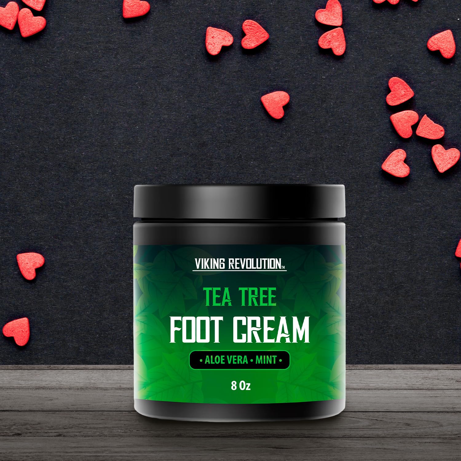 Viking Revolution Crème-pieds-menthe-arbre-a-the, parfum frais et revitalisant.