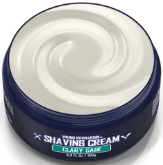 Crème adaptée aux peaux sensibles offrant apaisement et confort de rasage.