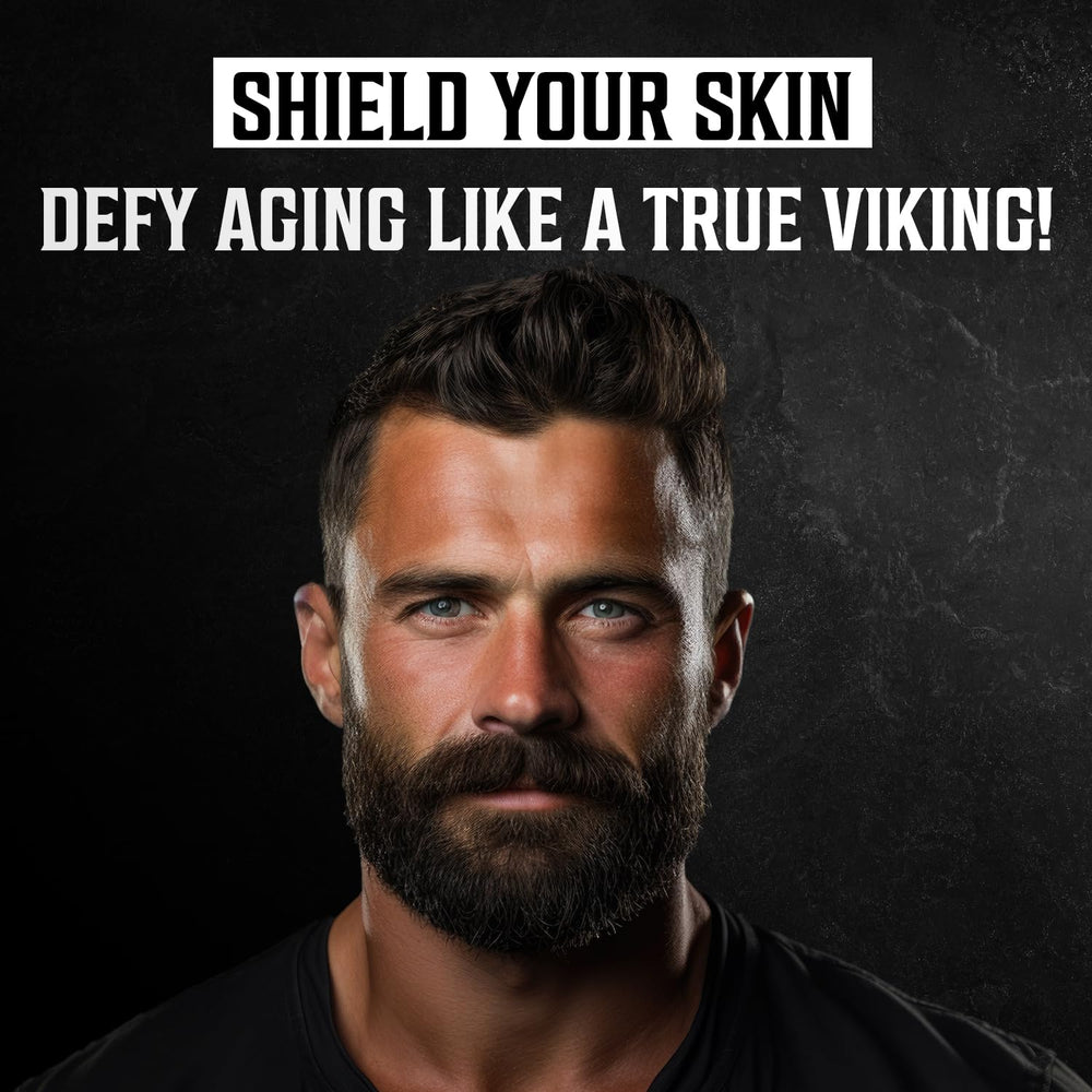 Emballage simple et pratique de la crème Viking Revolution pour routine.