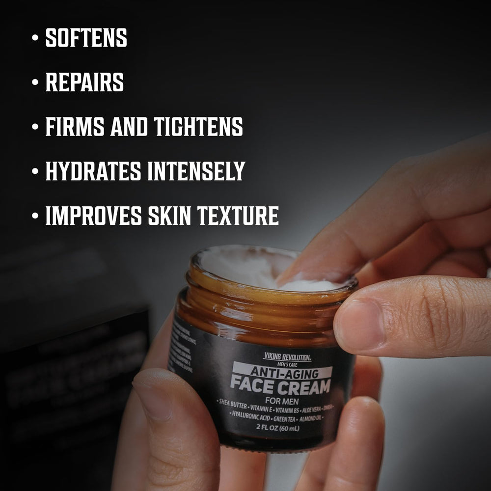 Ingrédients acide hyaluronique dans la crème visage Viking Revolution.