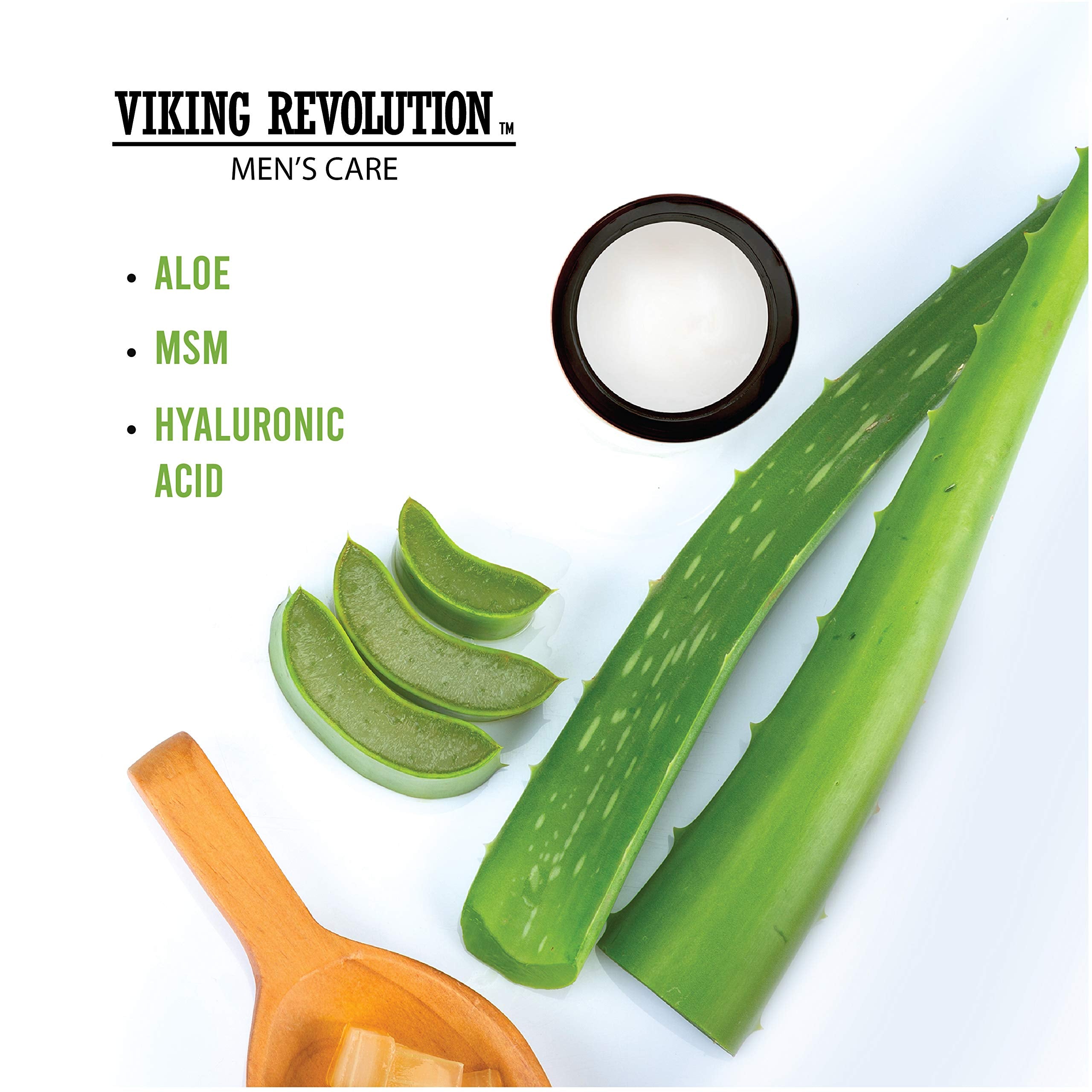 Soulagement des poches grâce à la crème Viking Revolution.