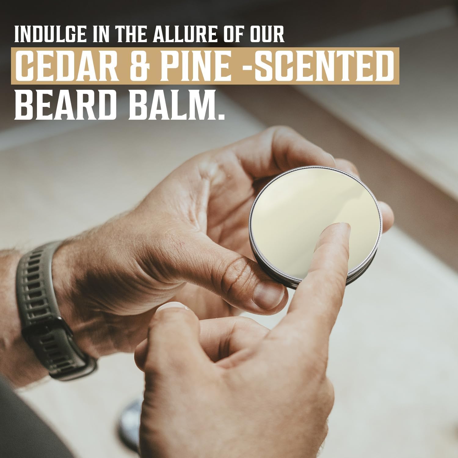 Viking Revolution emballage barbe cédré-pin : format compact pour voyage.