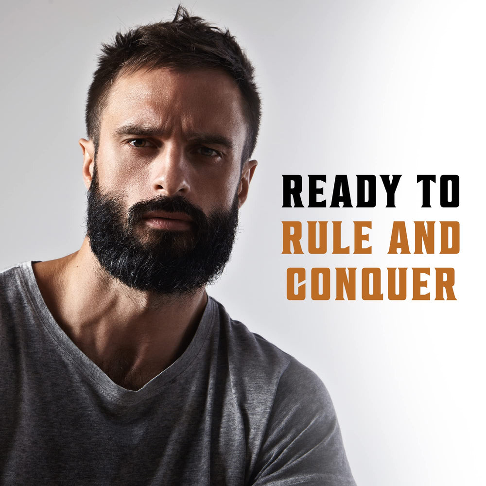 Viking Revolution emballage barbe, présentation élégante et pratique.