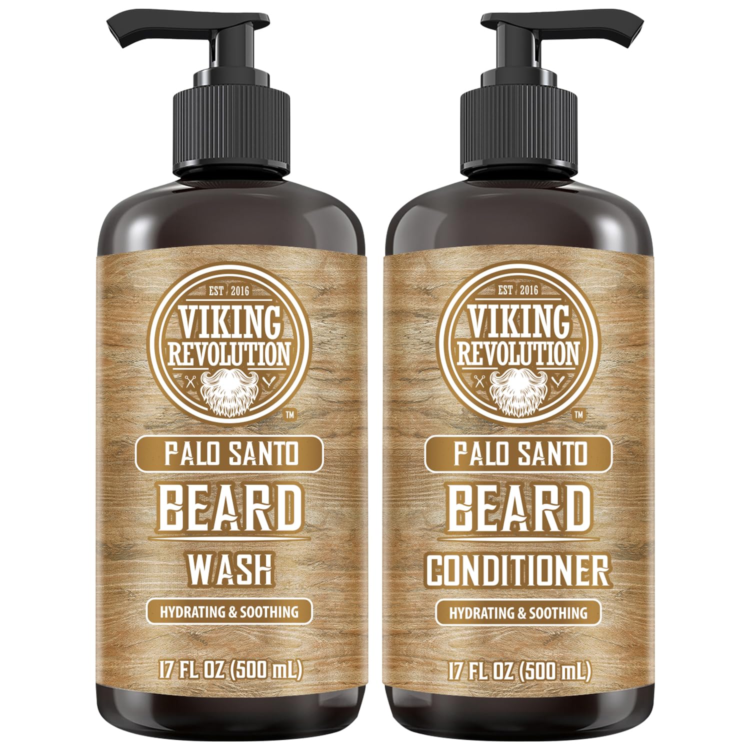 Rituel quotidien barbe avec Viking Revolution, soin nettoyant et nourrissant.