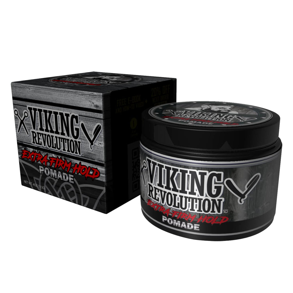 Pommade Viking Revolution Extreme Hold – coiffure masculine, finition nette