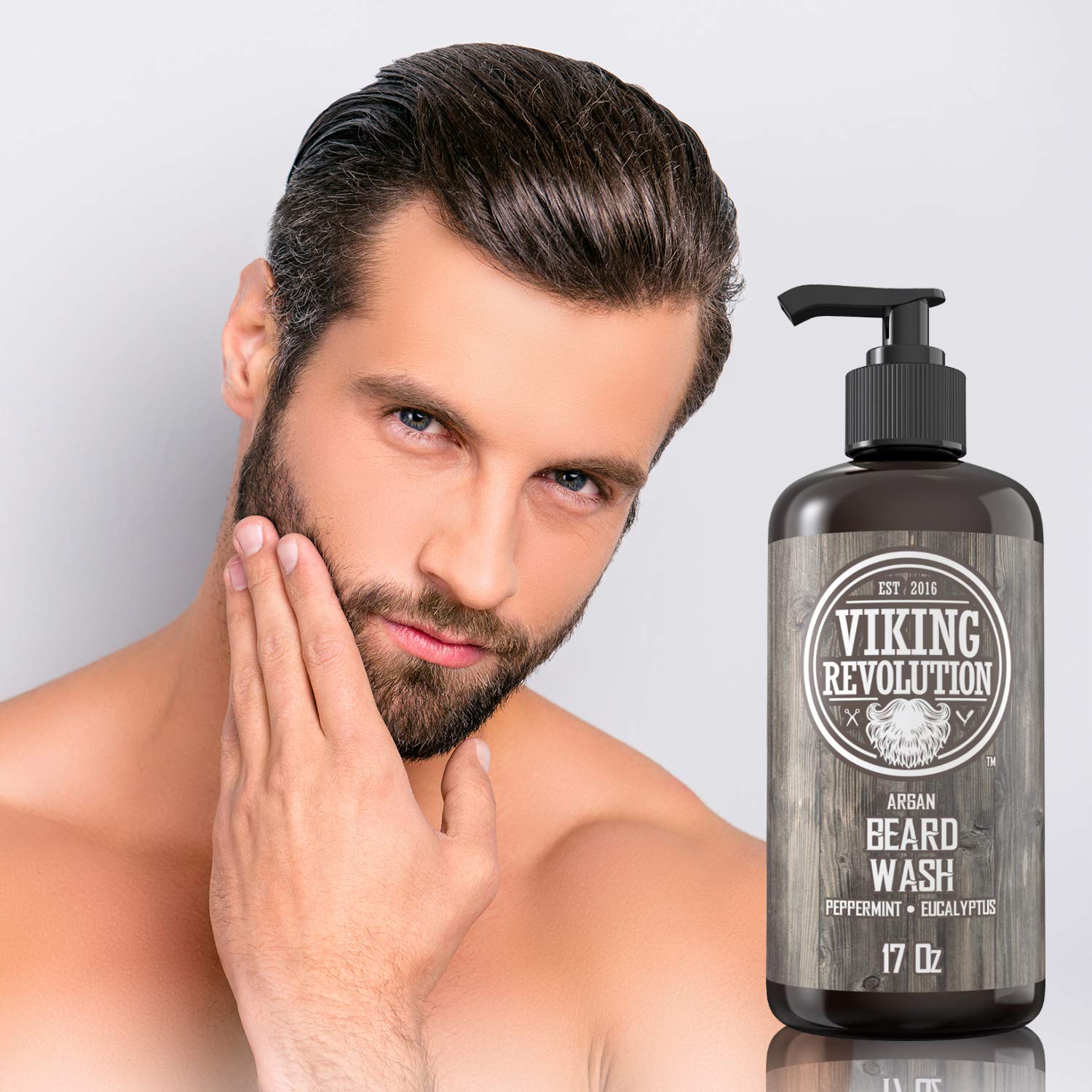 Viking Revolution flacon-482ml – routine barbe pratique et longue durée