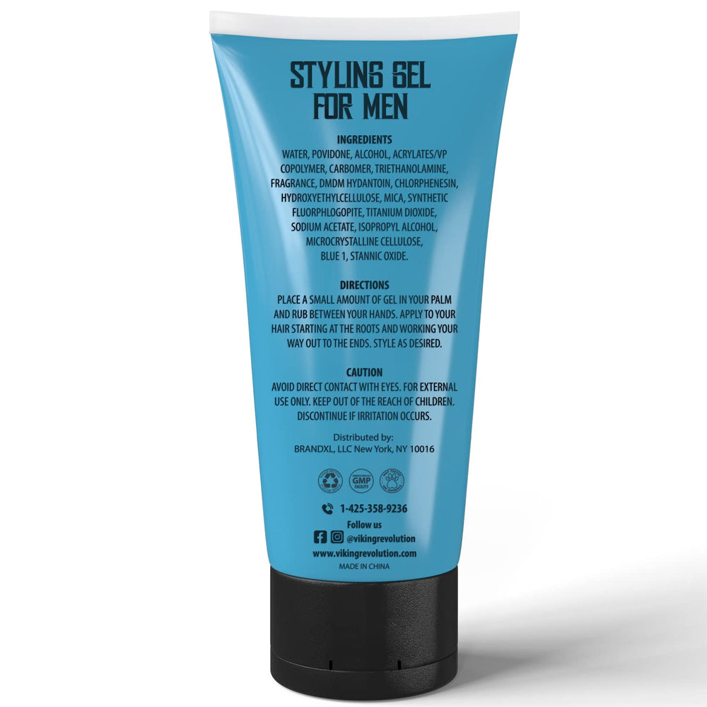 Gel coiffant Viking Revolution finition brillante pour look poli