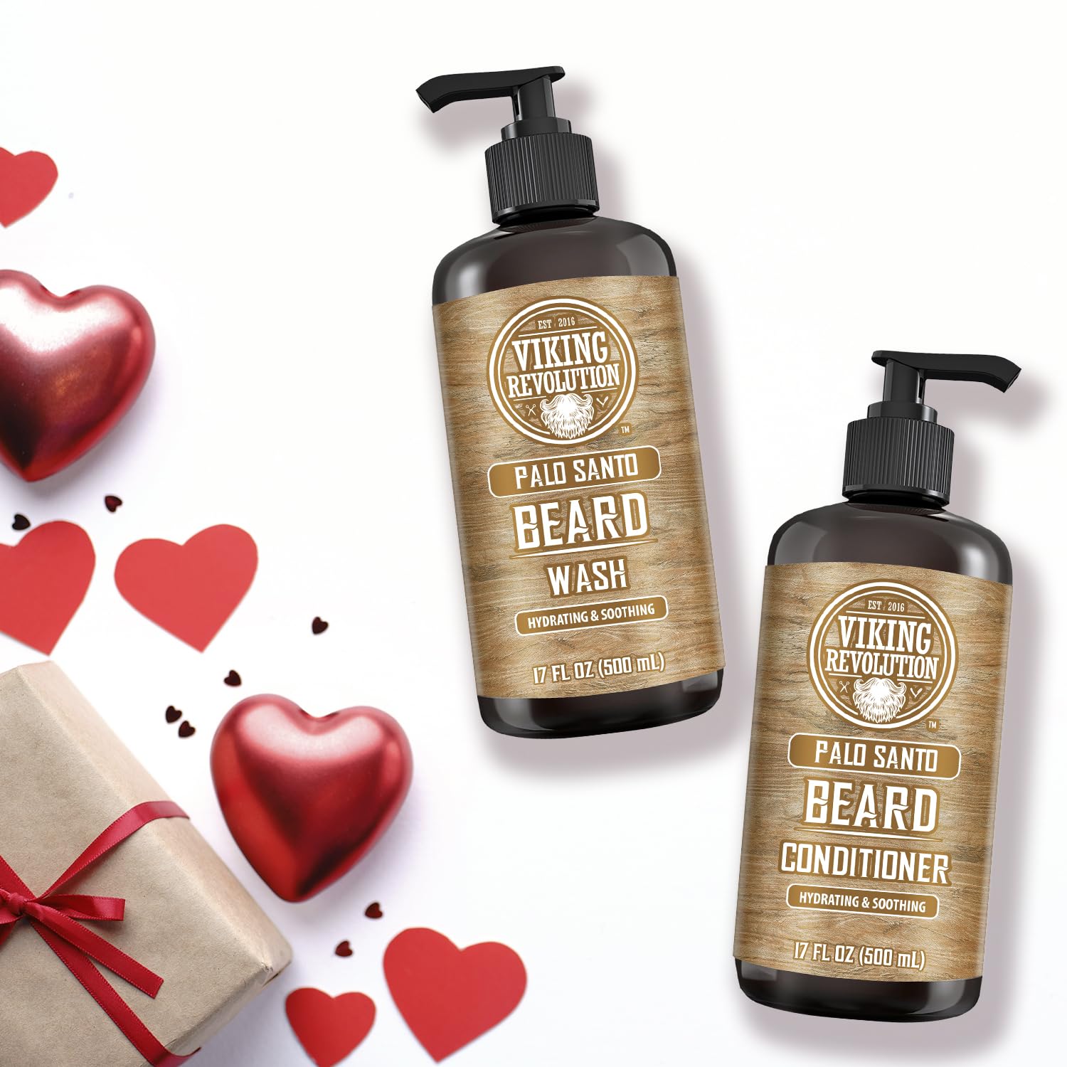Huile barbe Viking Revolution avec argan et jojoba pour nourrir les poils.