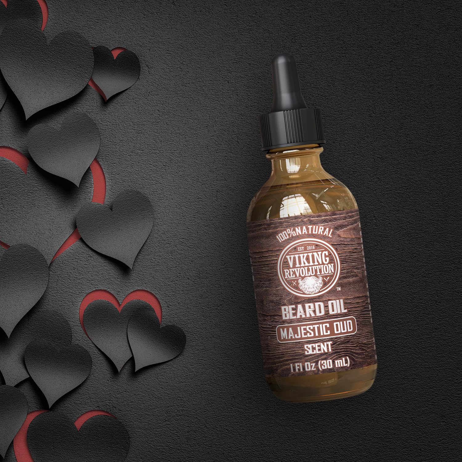 Huile Viking Revolution à l'argan et jojoba pour nourrir la barbe.
