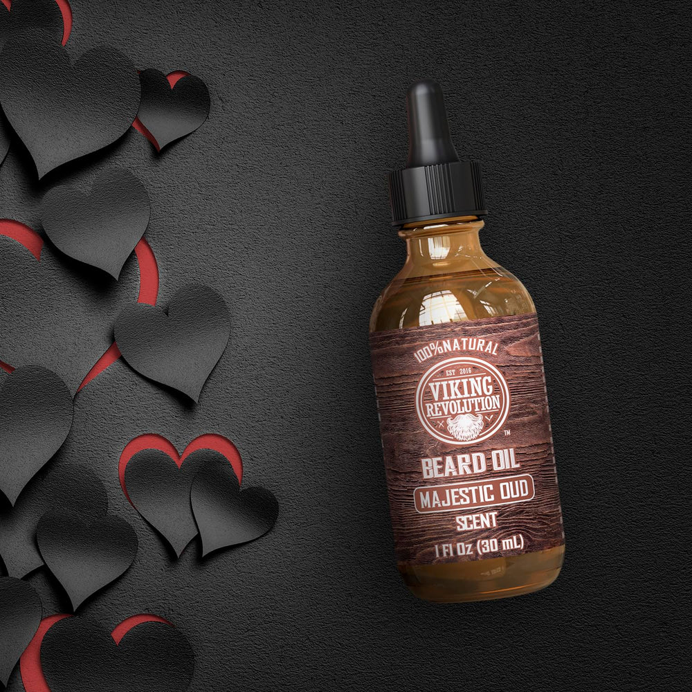 Huile Viking Revolution à l'argan et jojoba pour nourrir la barbe.