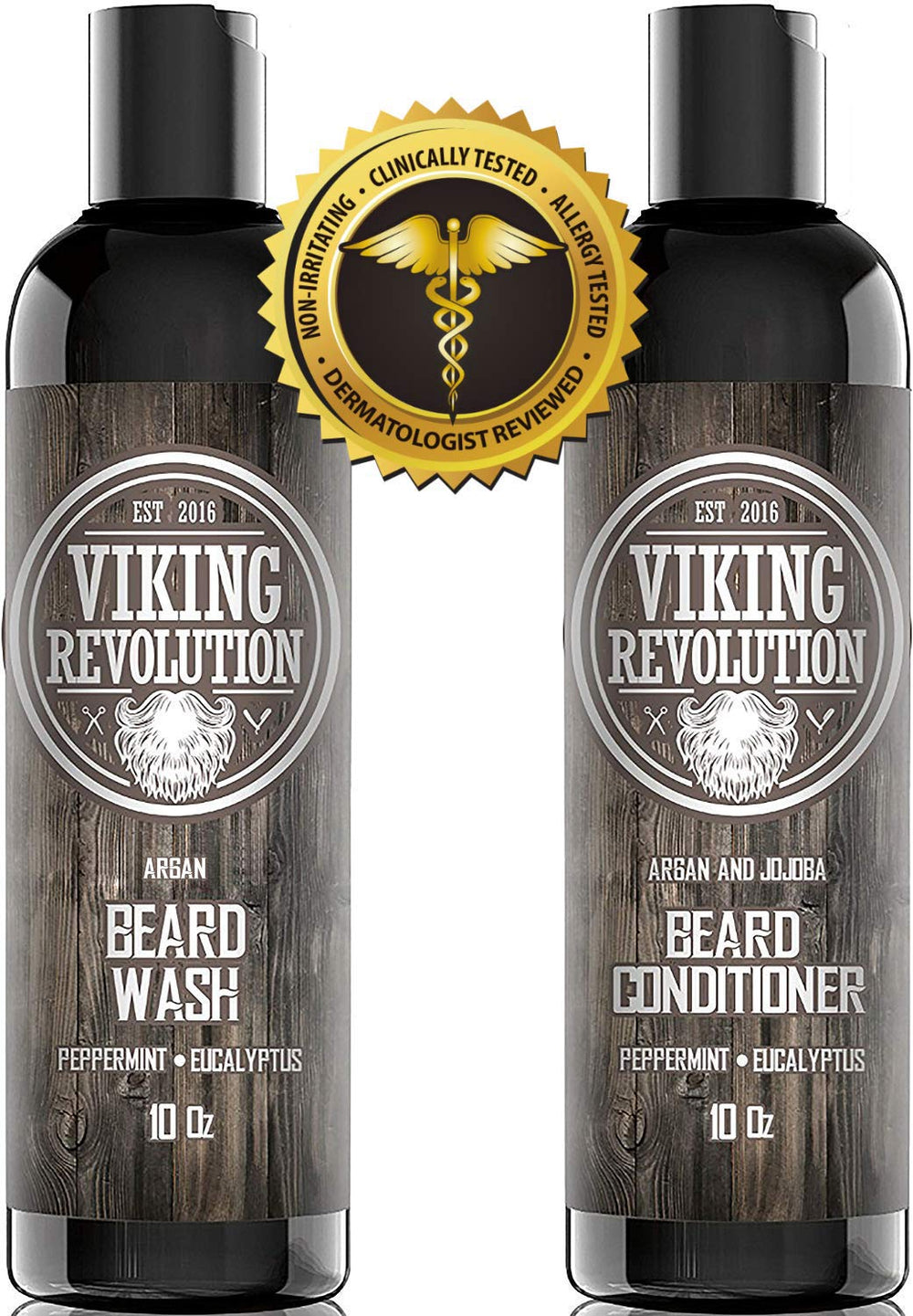 Viking Revolution Huile barbe argan et jojoba hydrate et détend les poils.