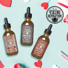 Viking Revolution Bay Rum: huile barbe 1oz, parfum réconfortant et brillance.