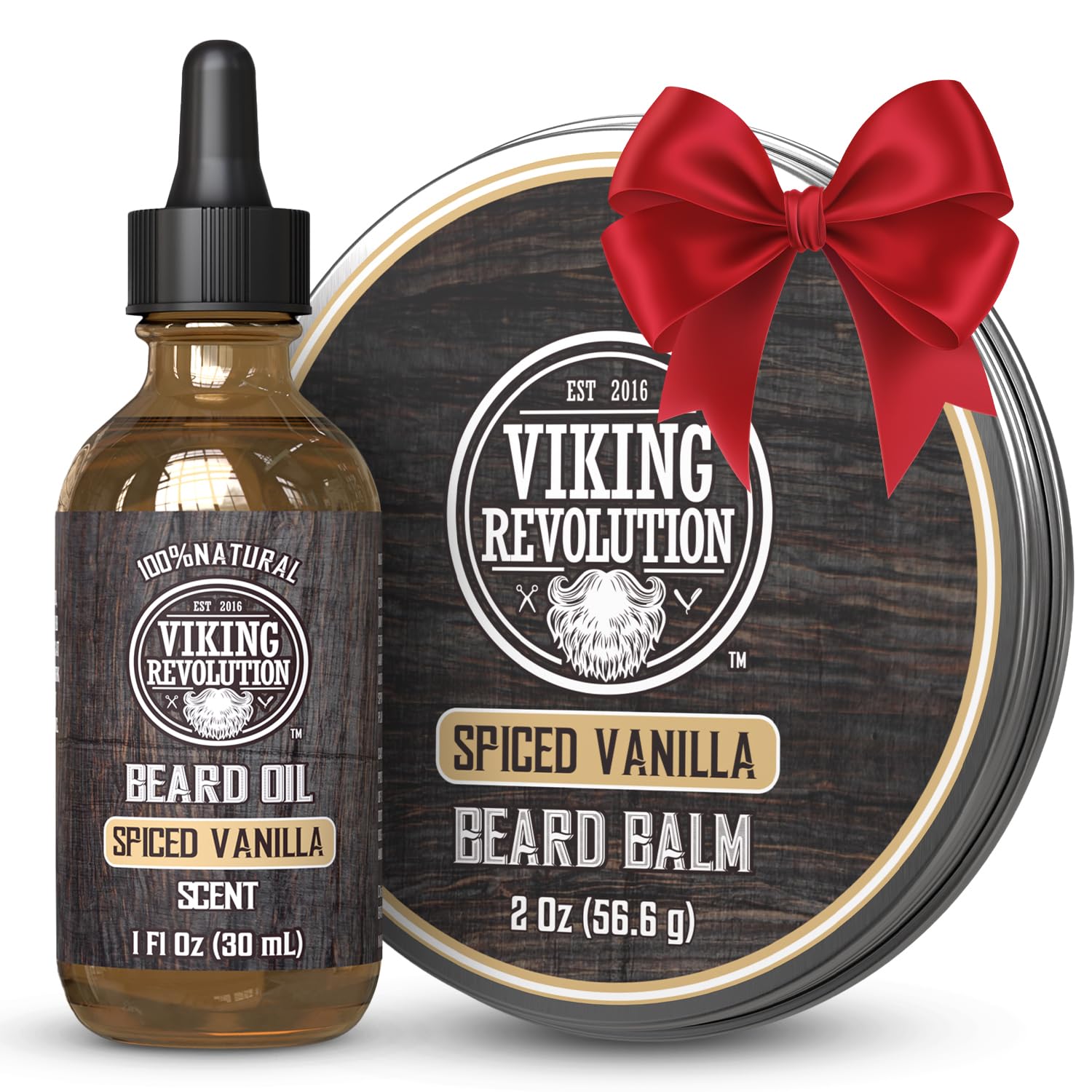Viking Revolution huile-barbe-bouteille, nourrit et hydrate la barbe en douceur.