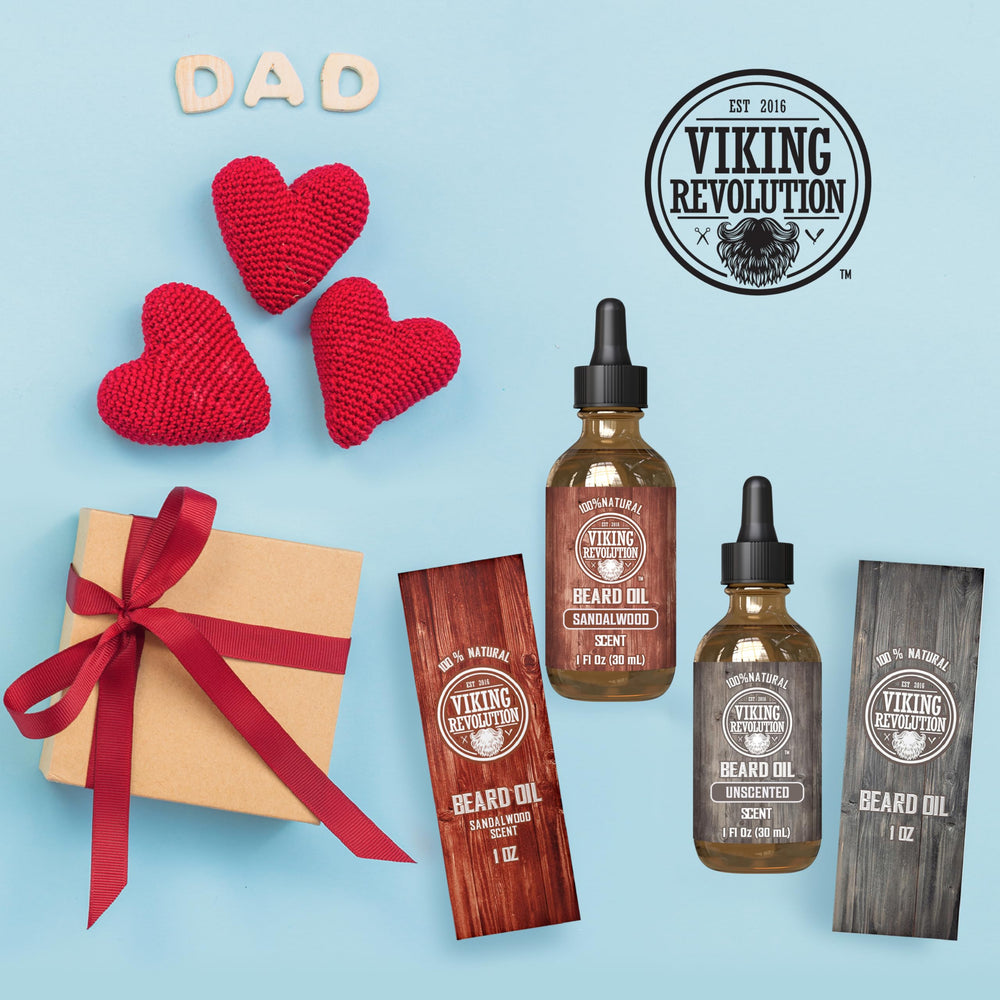 Huile barbe Viking Revolution Santal non parfumee gouttes pour application précise