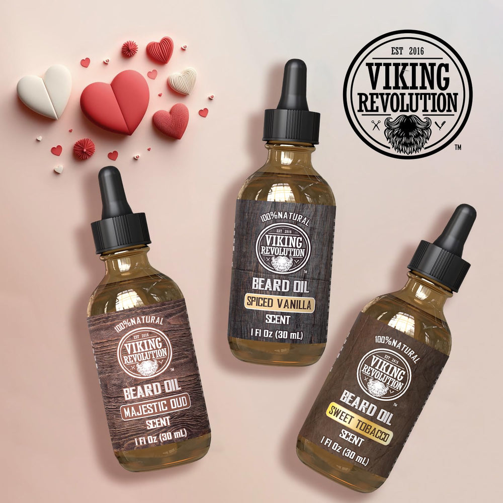 Goutte huile barbe Viking Revolution pour une application précise