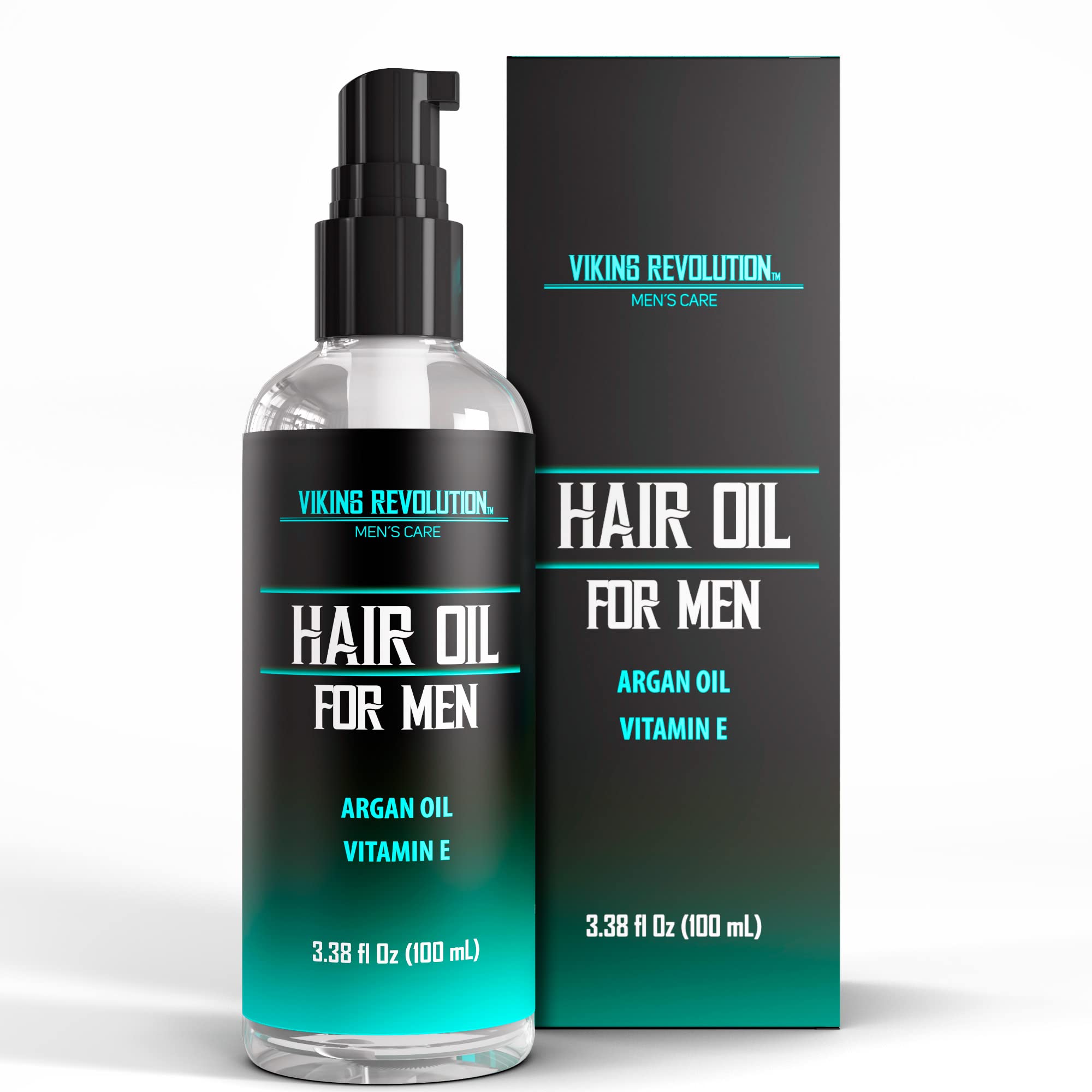 Viking Revolution – bouteille d'huile capillaire hydratante pour cheveux, usage quotidien.