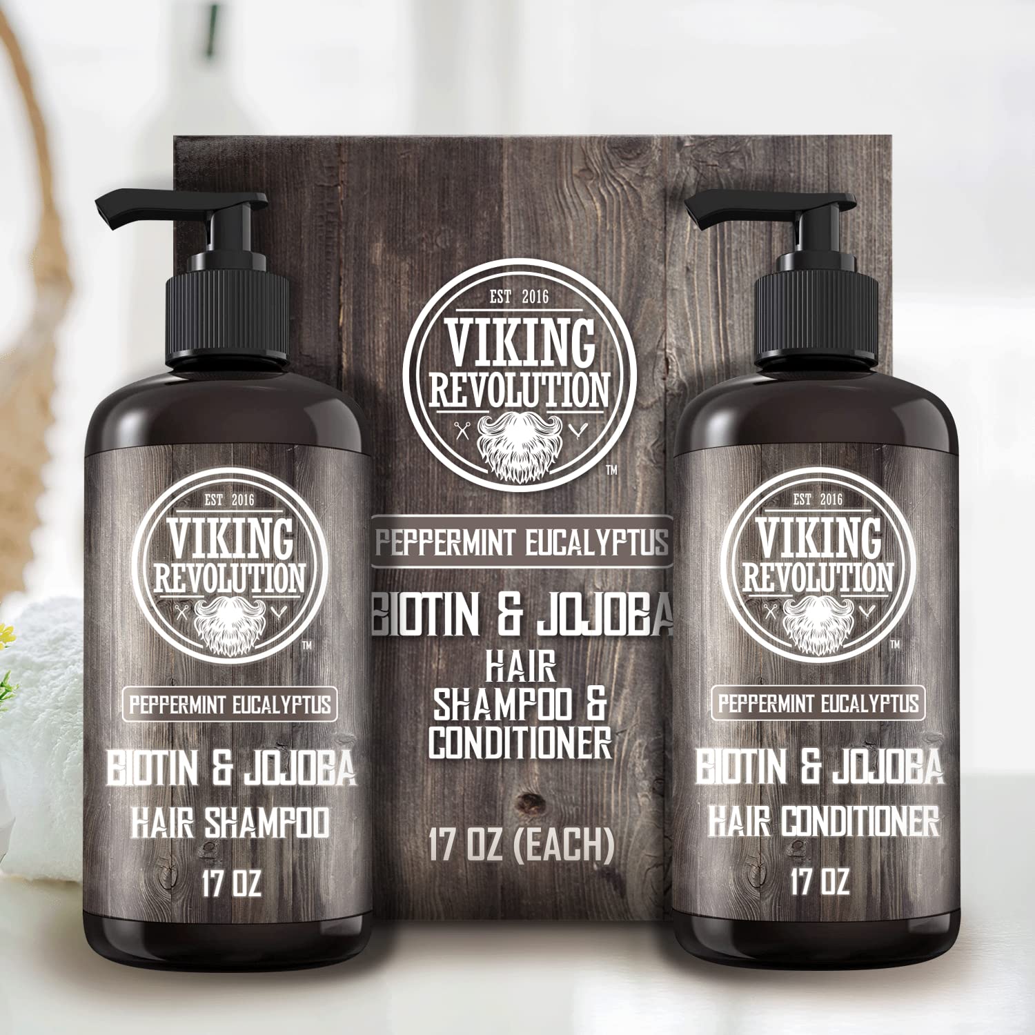 Viking Revolution Ingrédients clés – jojoba et olive pour nourrir les longueurs