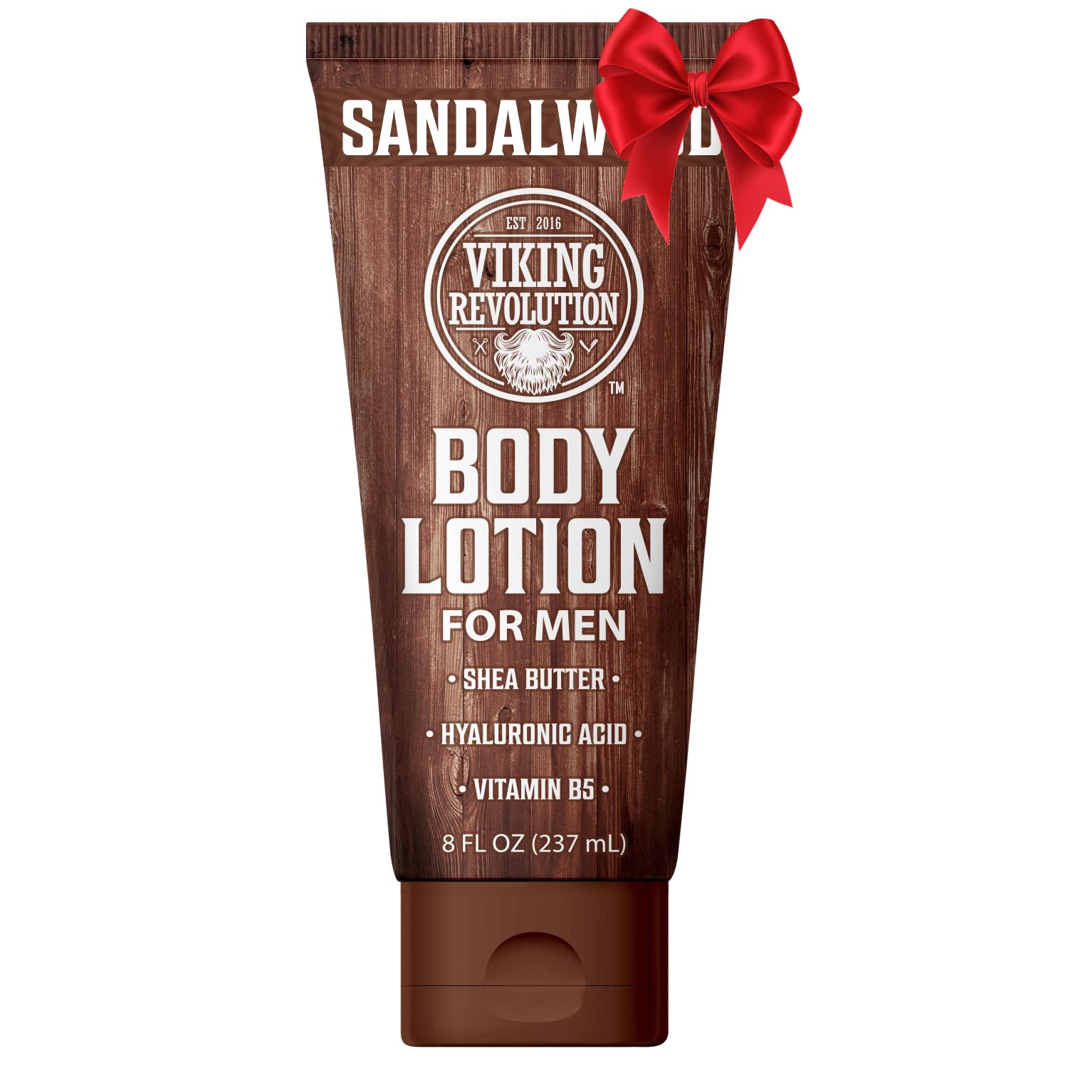 Lotion Viking Revolution au santal, flacon 8oz, hydratation durable au quotidien