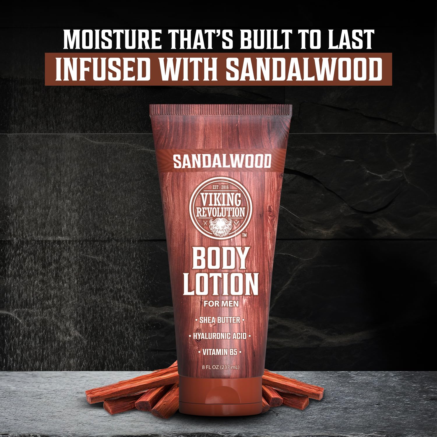 Lotion Viking Revolution flacon ergonomique, pratique à prendre en voyage
