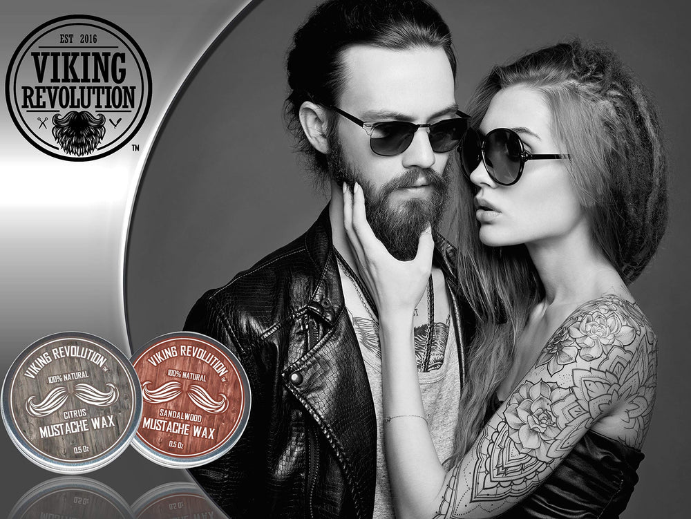 Maintien ferme des poils avec Viking Revolution sans résidu collant.