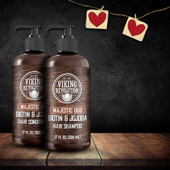 Viking Revolution Majestic Oud Après-Shampoing – tube pratique, démêlage facile.