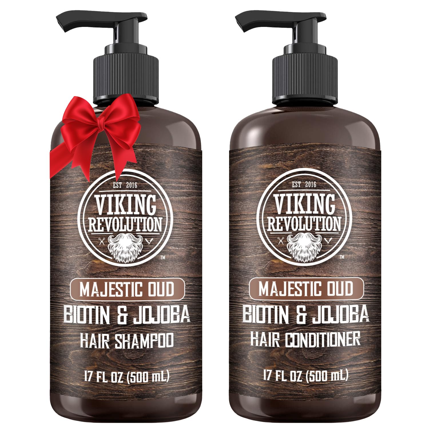 Viking Revolution Majestic Oud Shampoing – flacon élégant, hydratation et fraîcheur.