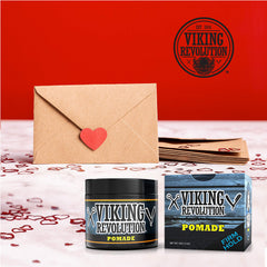 Pomade à base d'eau Viking Revolution: coiffage lisse et approche nette.