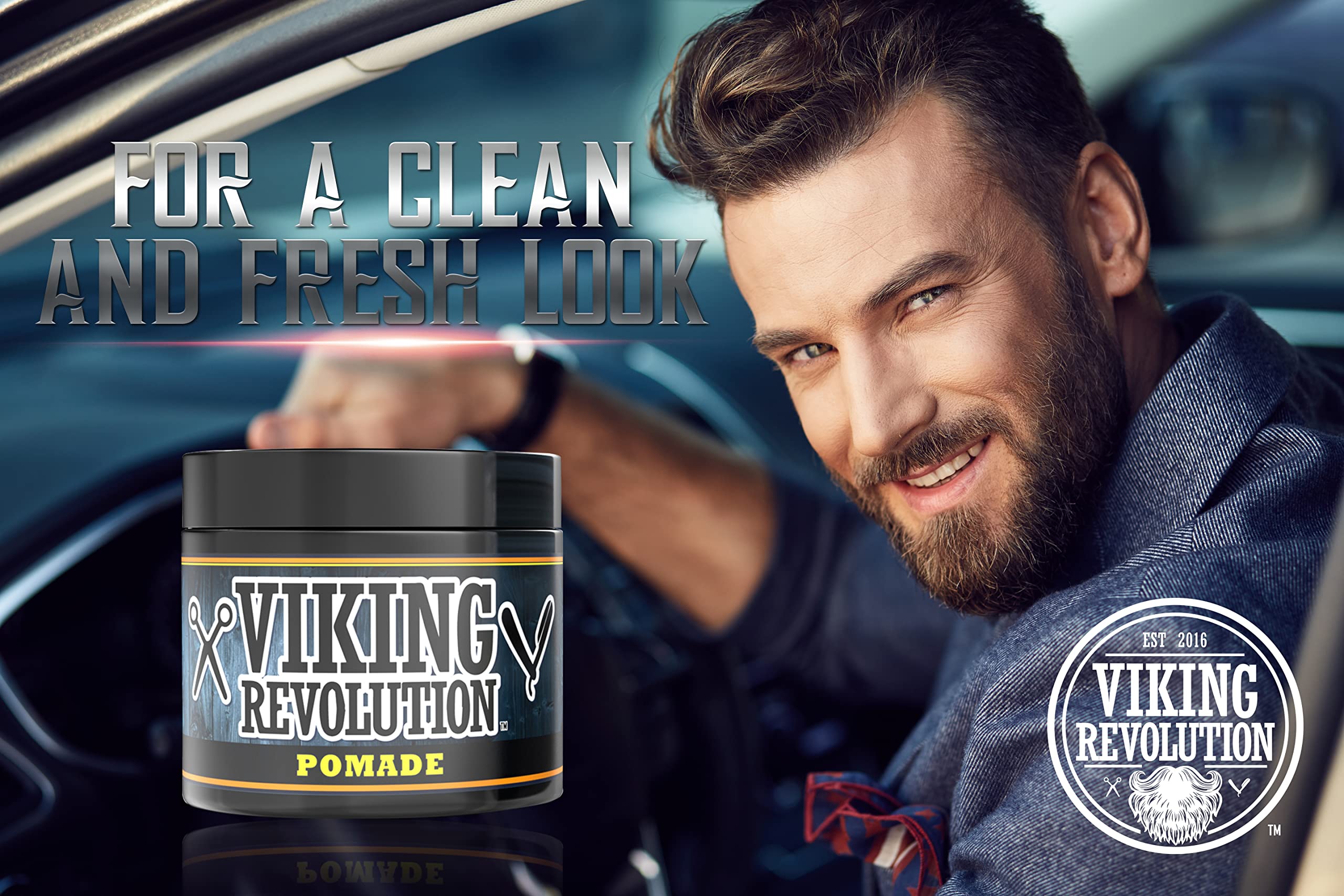 Rinçage rapide après le coiffage avec Viking Revolution.