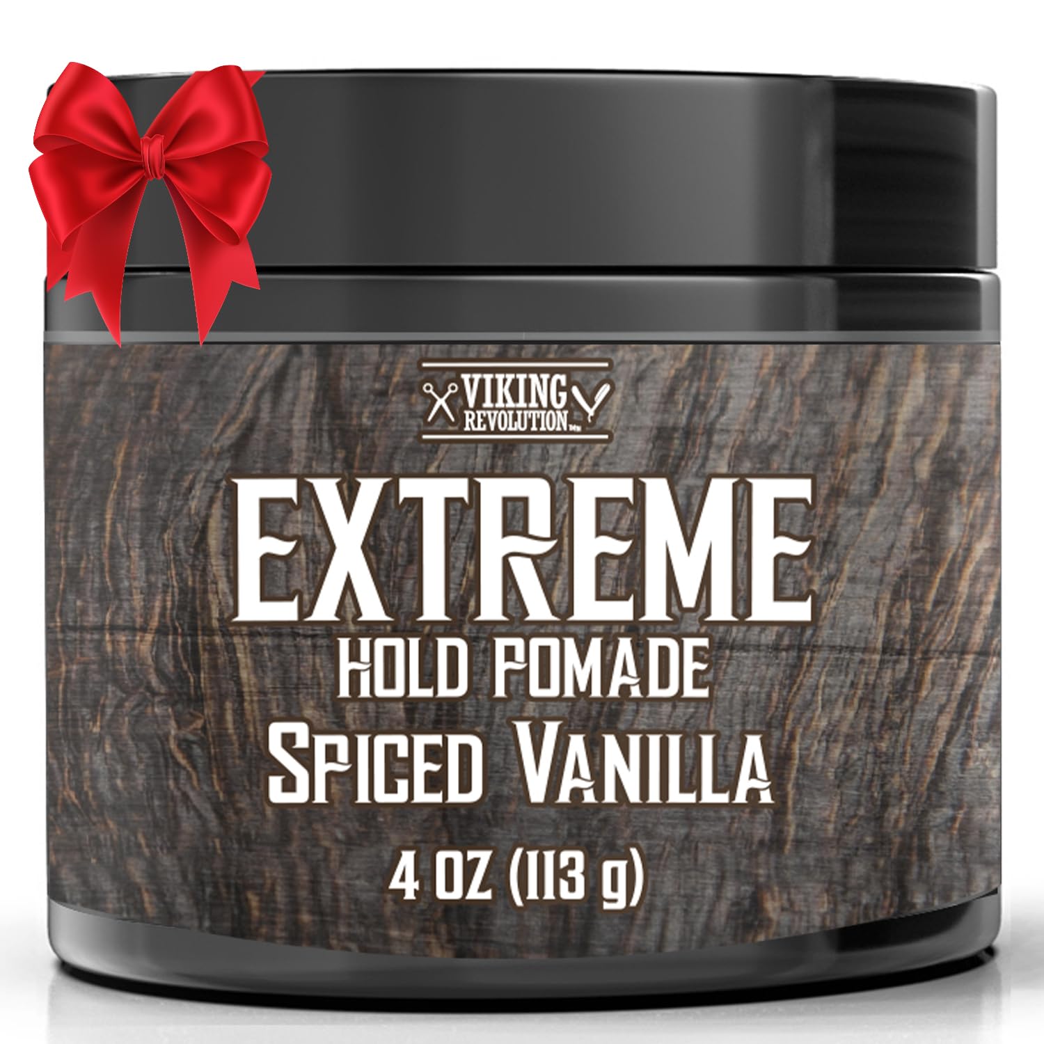 Viking Revolution Pomade Vanille Épicée — flacon élégant offrant une tenue longue durée.