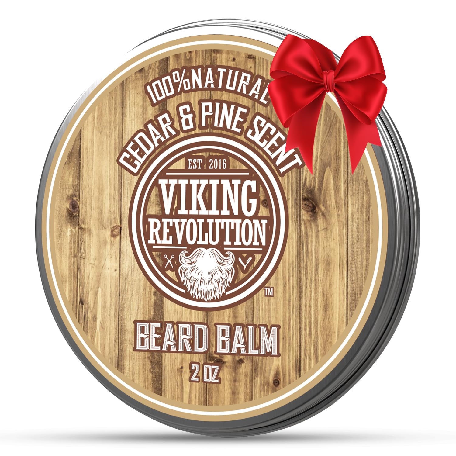 Viking Revolution pot-beurre barbe cédré-pin : hydratation longue durée.