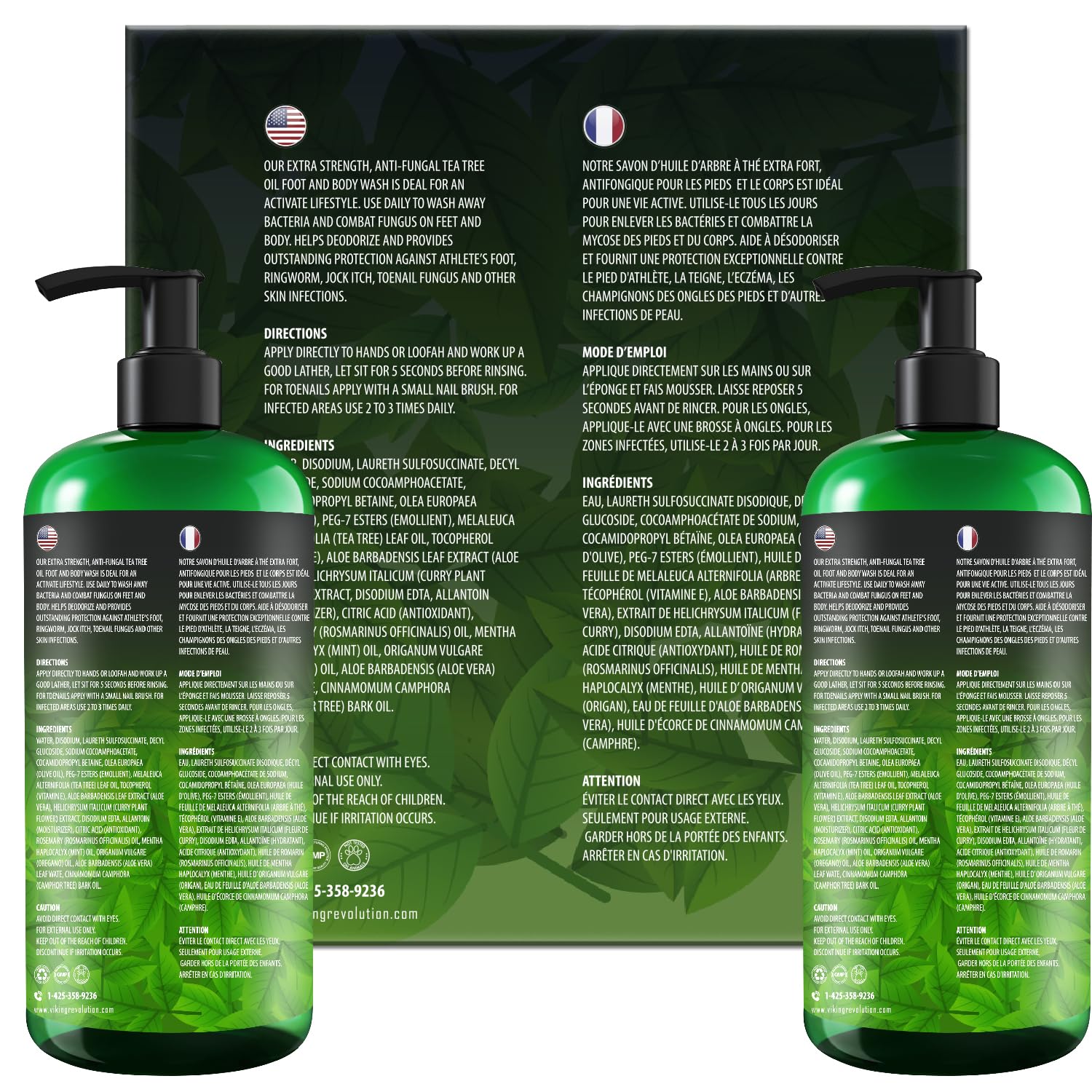 Viking Revolution: protections des odeurs naturelles, parfum frais toute la journée.