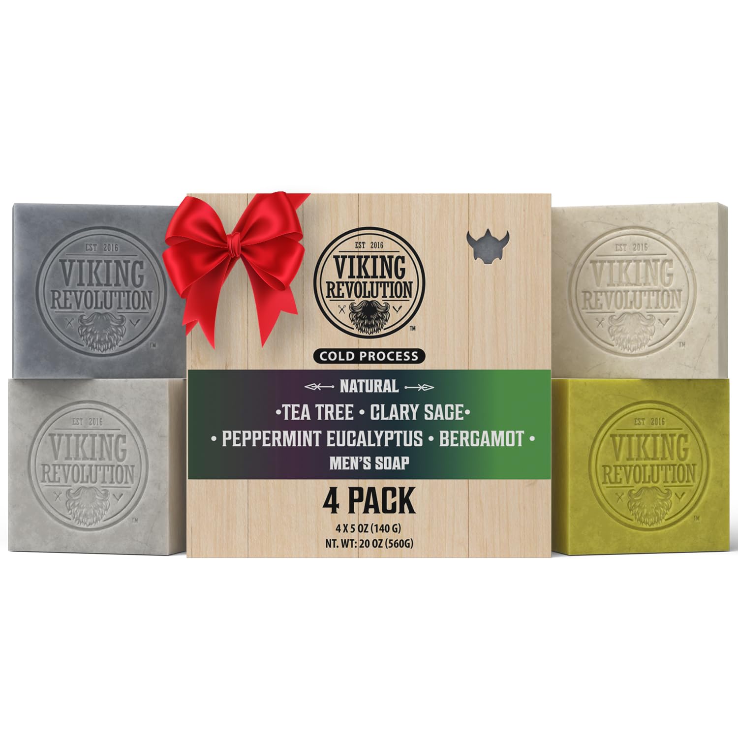 Savon Viking Revolution à l’arbre à thé purifiant et équilibrant.
