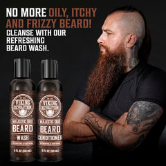 Set entretien barbe 5oz Oud Majestueux prêt pour cadeau pratique