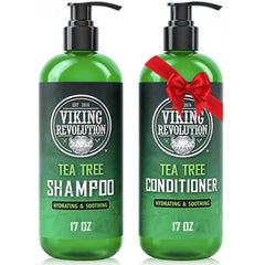 Shampoing Viking Revolution arbre à thé – hydratation cuir chevelu douce.