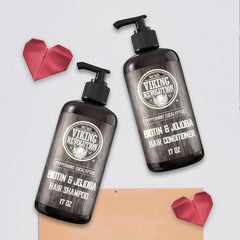 Viking Revolution Shampoing Biotine Eucalyptus – pompe intégrée facilite l’hygiène capillaire