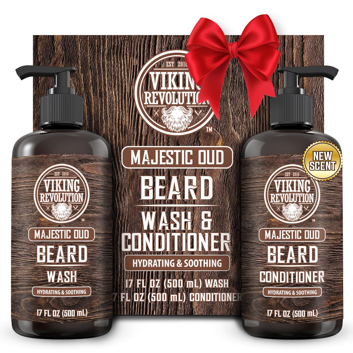 Viking Revolution shampooing-barbe en flacon, nettoie en profondeur votre barbe.
