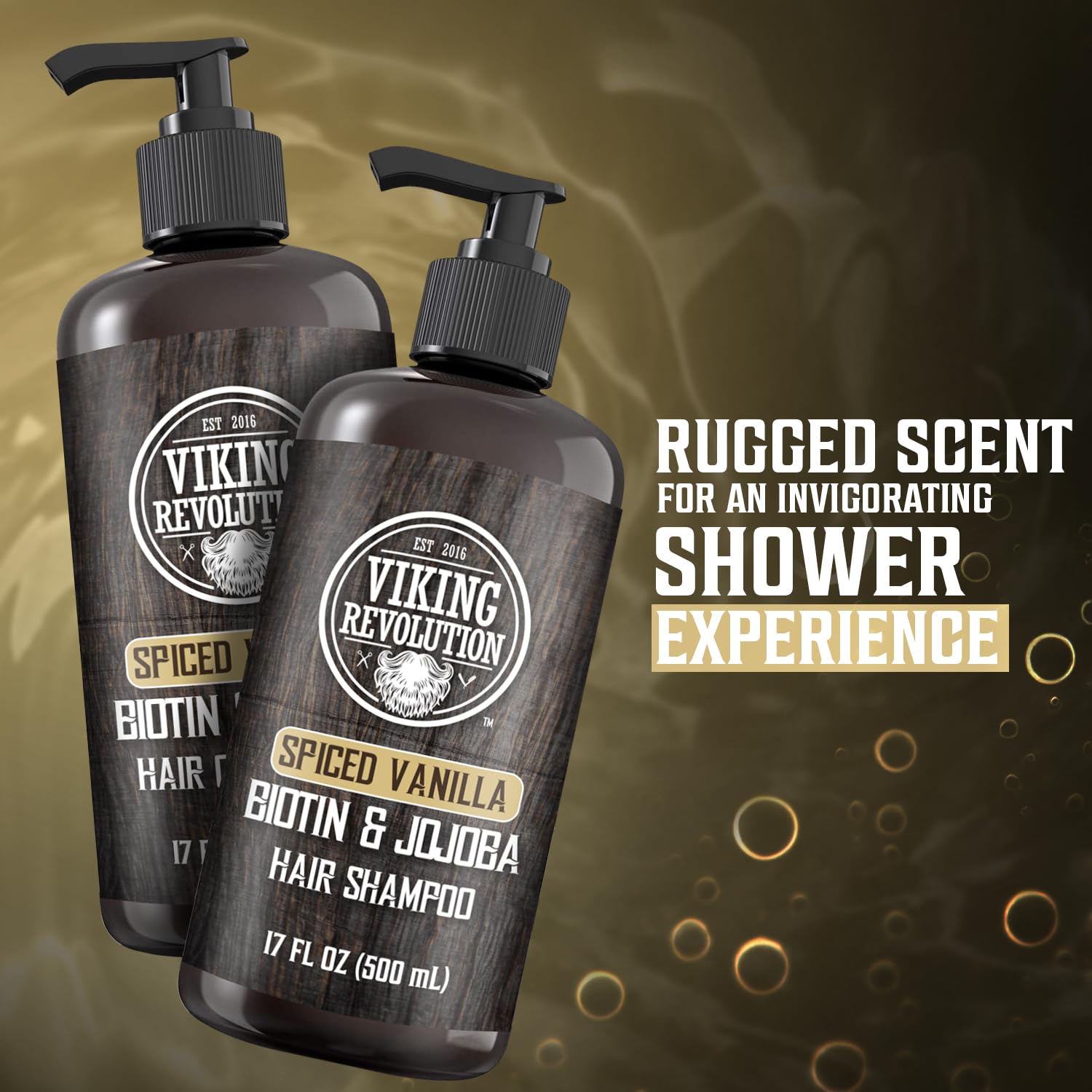 Texture onctueuse du shampoing avec un parfum épicé vanille.
