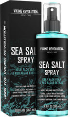 Viking Revolution spray sel de mer : bouteille 8oz pour un look plage et volume.