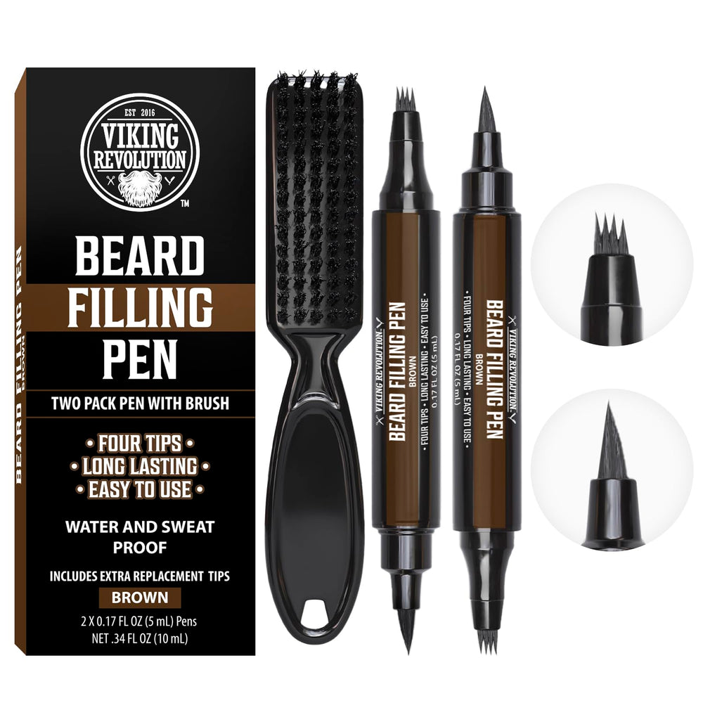 Stylo barbe Viking Revolution: usage quotidien rapide pour un look soigné.