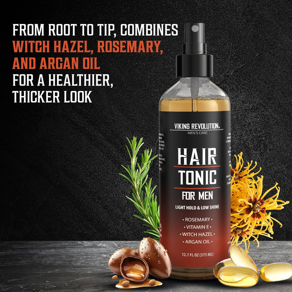 Viking Revolution Tonic Cheveux Homme — romarin, texture naturelle et coiffage facilité.