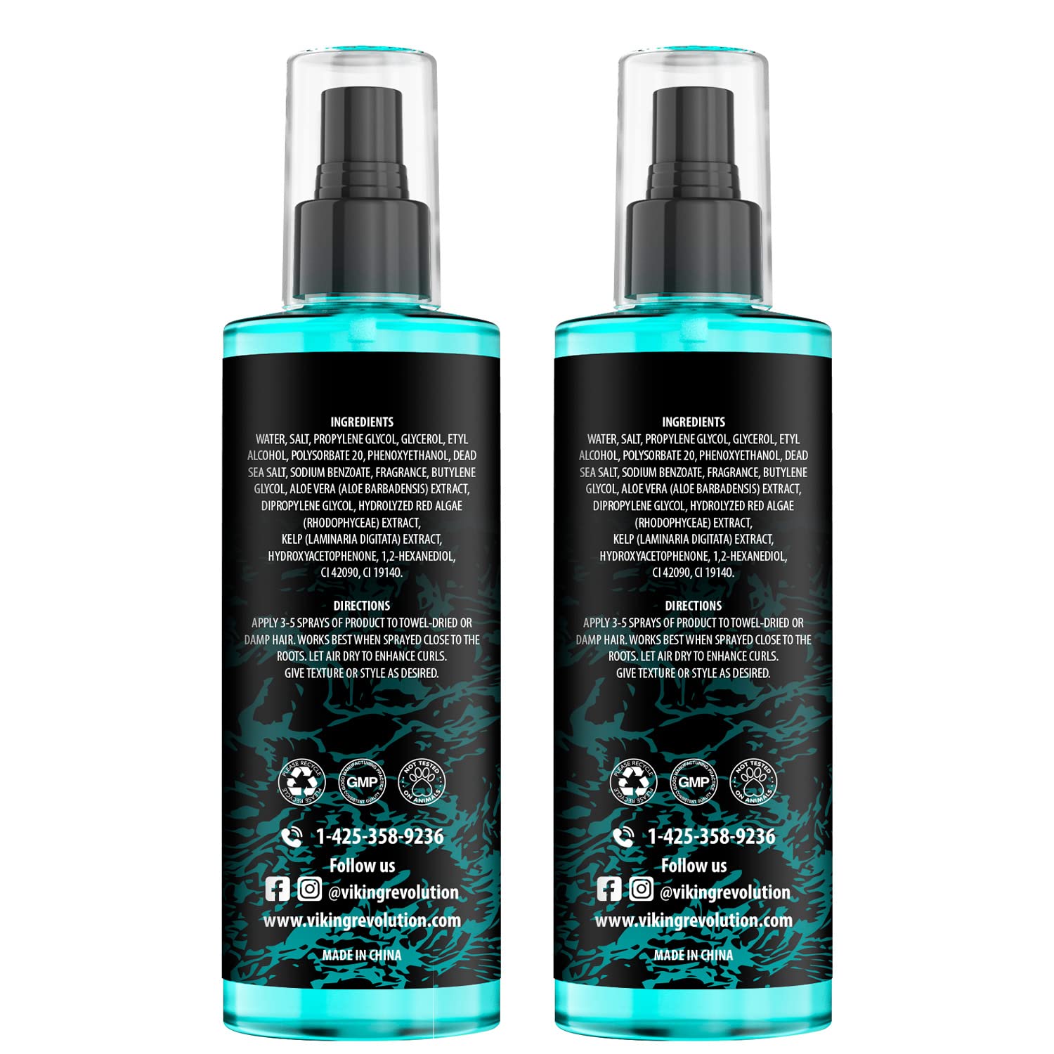 Viking Revolution spray sel mer – prêt pour créer un look plage