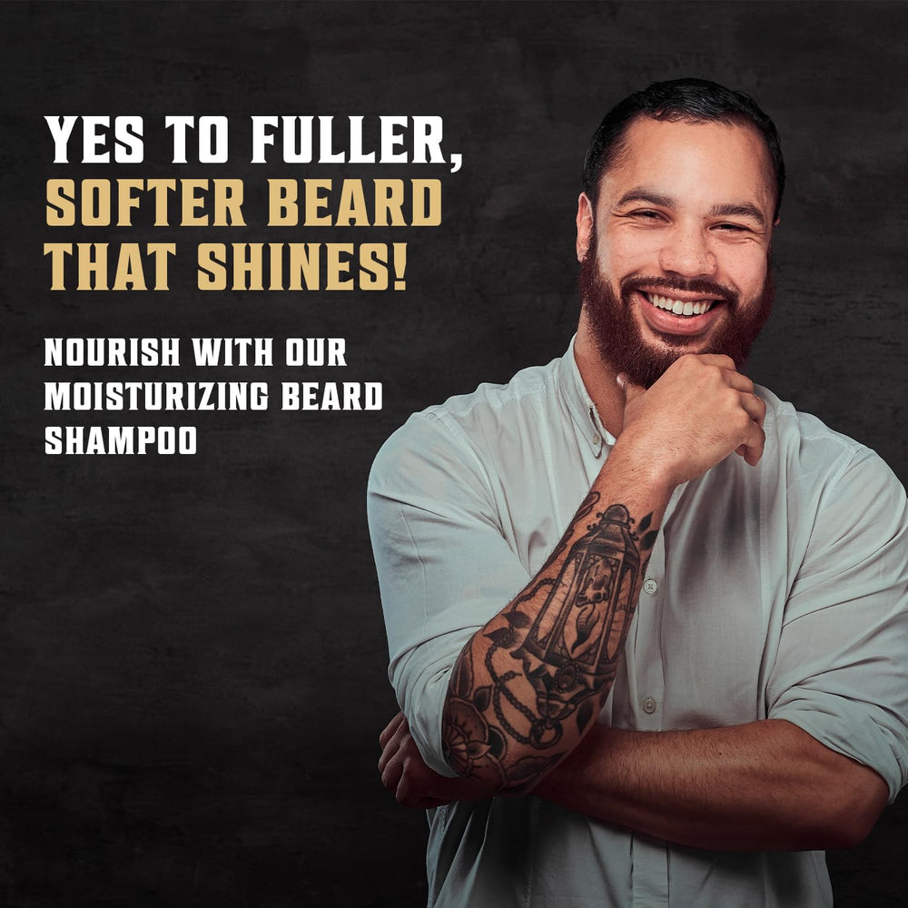 Utilisation Viking Revolution après-shampoing barbe calme irritations et démêlage.