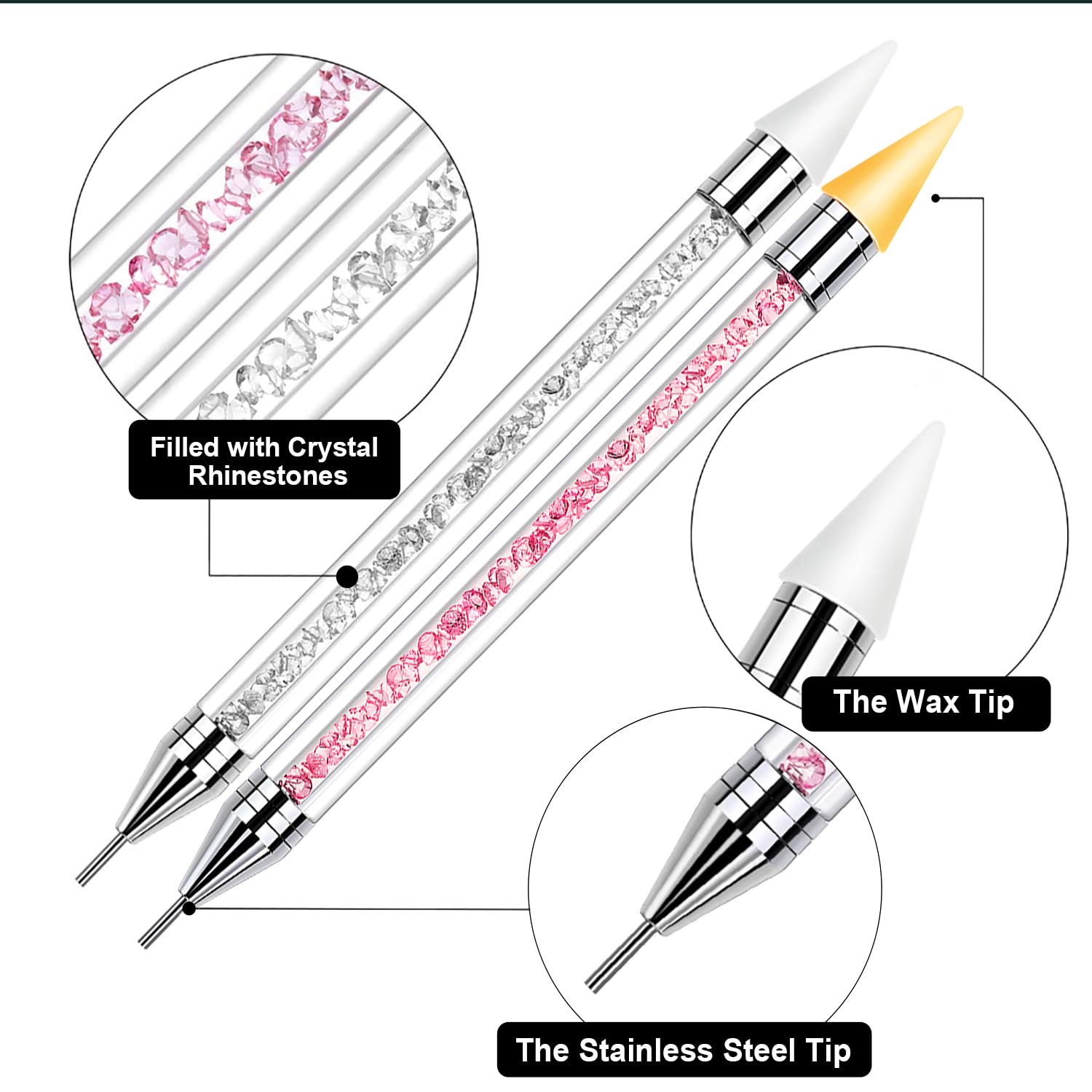 Pince Vikerer pour strass, précision et placement facilité.