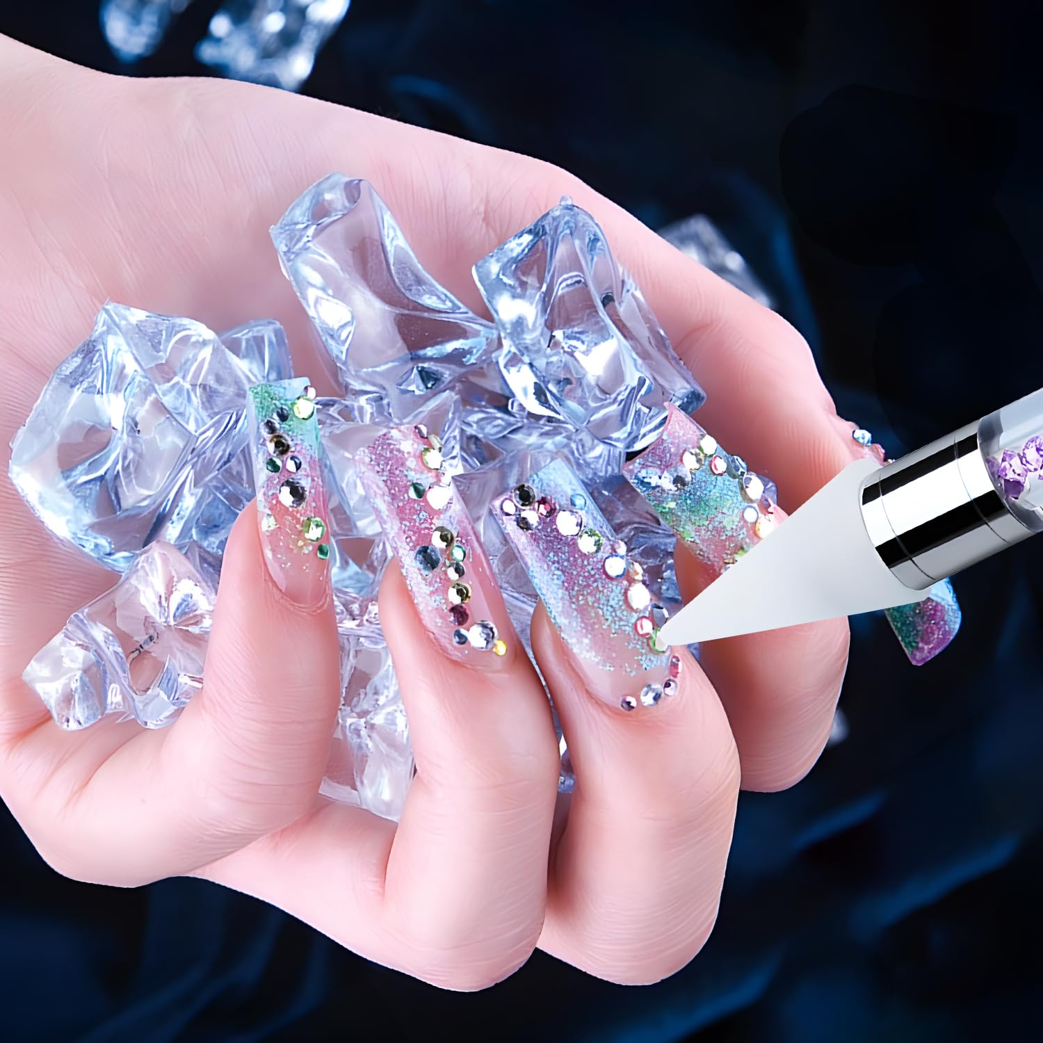 Pointe cire adhésive Vikerer pour un placement rapide des diamants.