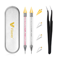 Pointe cire remplaçable Vikerer pour saisir facilement les strass.