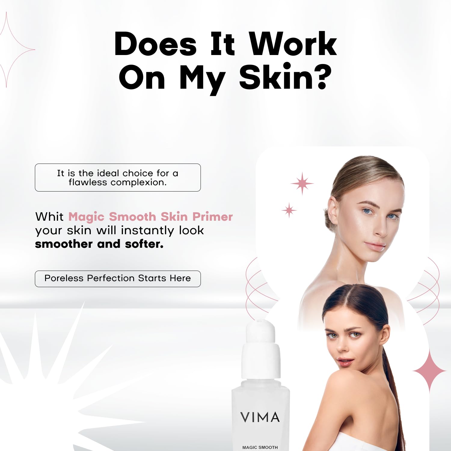 Vima Cosmetics Primer Application Quotidienne : base fiable pour un teint homogène.